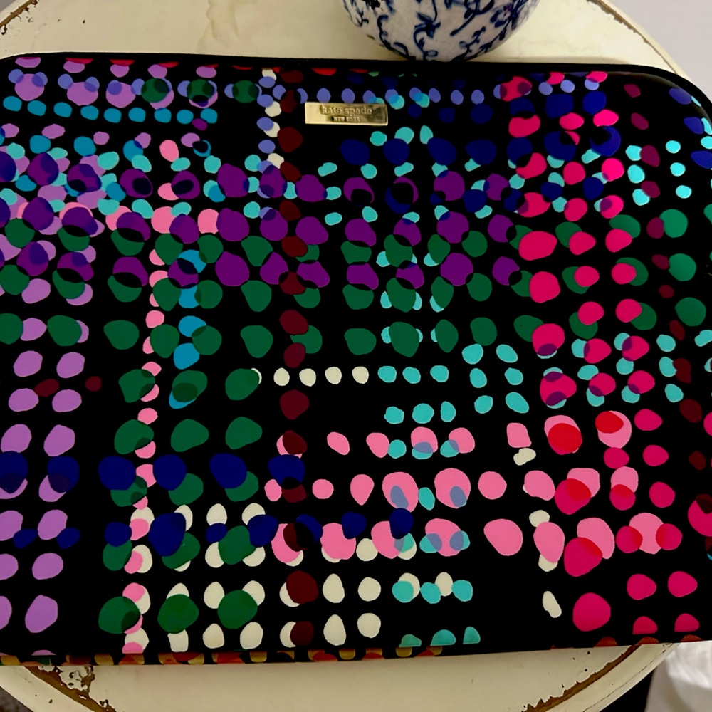 Kate Spade Dotty Plaid 13” Pre-Owned Laptop Sleev